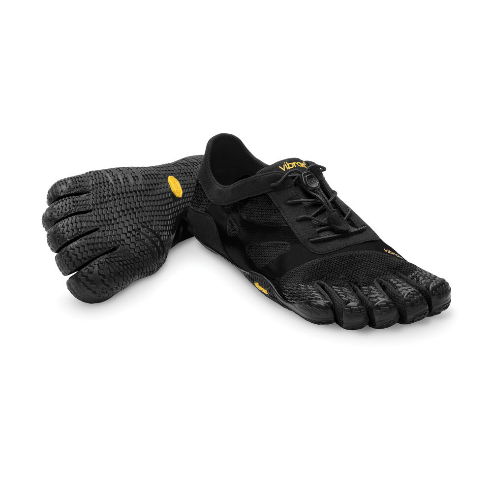 Vibram Fivefingers KSO EVO Mens Training Shoes Black Australia (NXA045186)